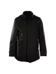 Trench Coat Black retro jacket- Vstreet