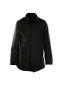 Trench Coat Black retro jacket- Vstreet