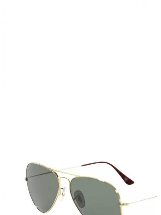 Lunettes Moto Aviator Shiny Gold - John Doe