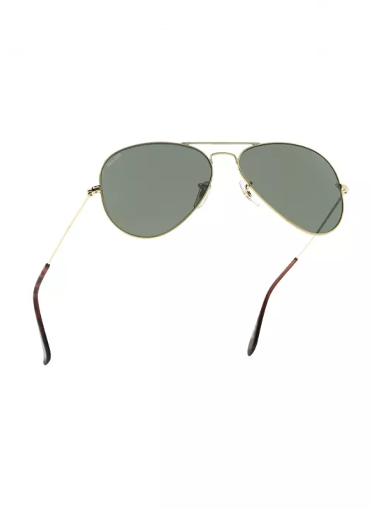 Lunettes Moto Aviator Shiny Gold - John Doe