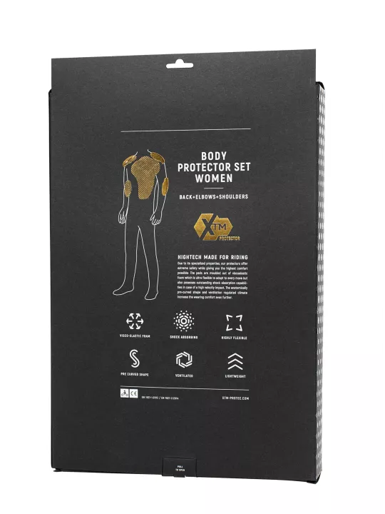 Pack De Protections Femme Haut (Epaules Et Coudes Niveau 1, Dorsale Niveau 2) - John Doe