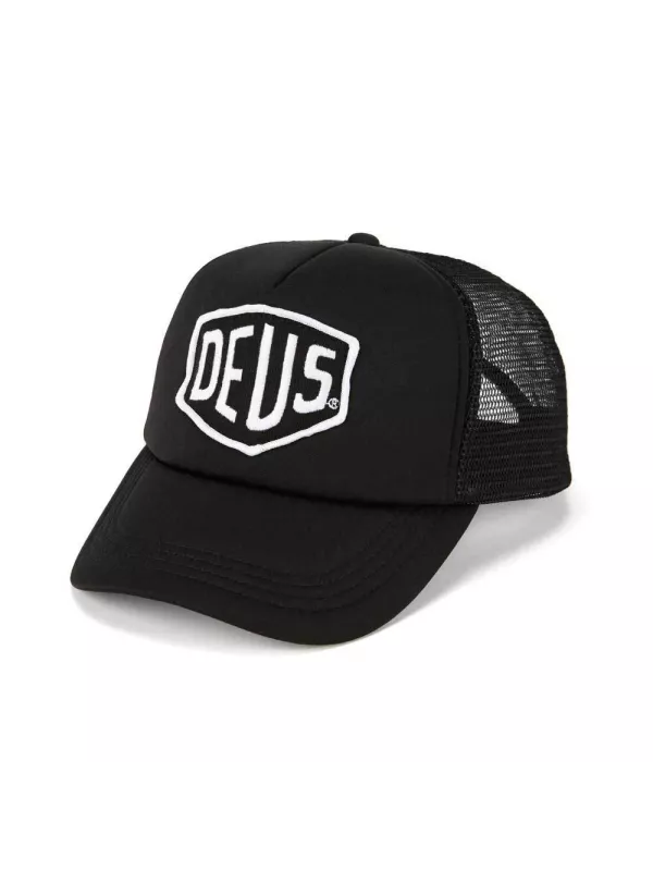 Deus Ex Machina Baylands Trucker Cap Schwarz/Weiß