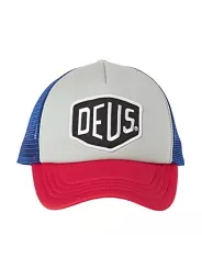 Casquette Baylands Trucker Bleu/Rouge - Deus Ex Machina