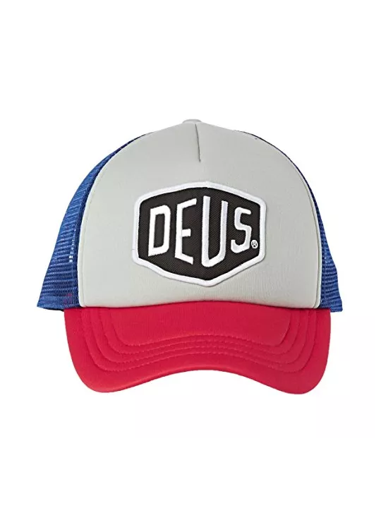 Casquette Baylands Trucker Bleu/Rouge - Deus Ex Machina