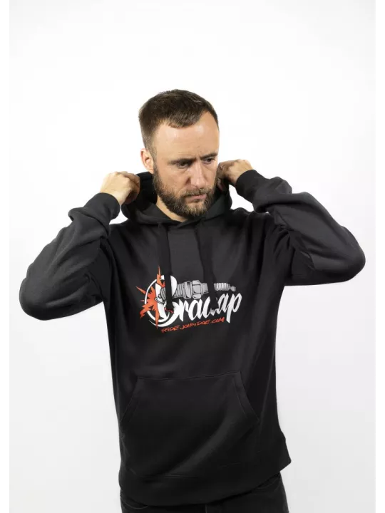 Sweat Moto À Capuche Braaap - John Doe