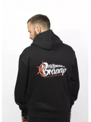 Sweat Moto À Capuche Zip Braaap - John Doe