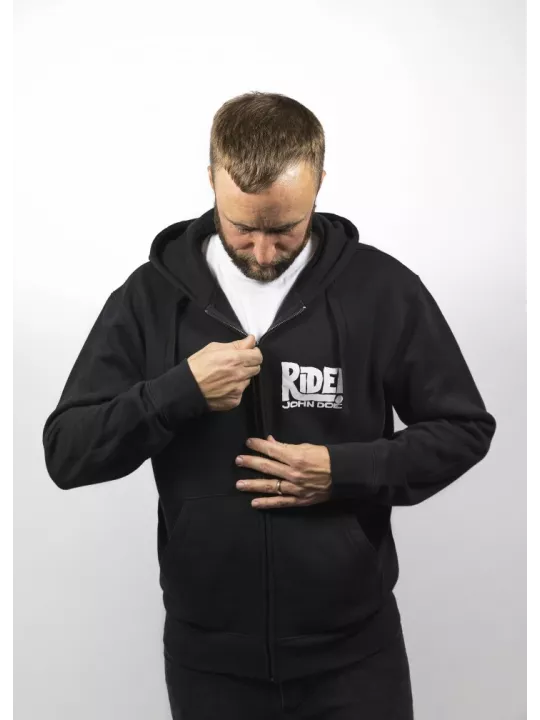Motorrad Sweatshirt mit Kapuze Zip Ride - John Doe