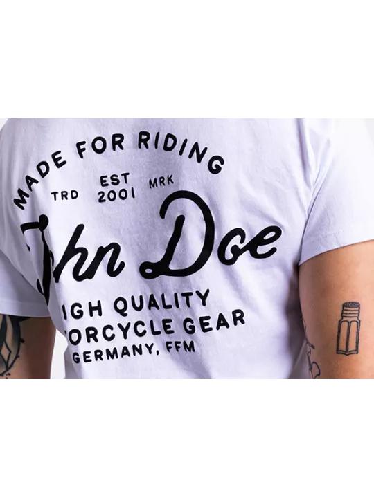 T-Shirt Moto Femme Jd Lettering - John Doe