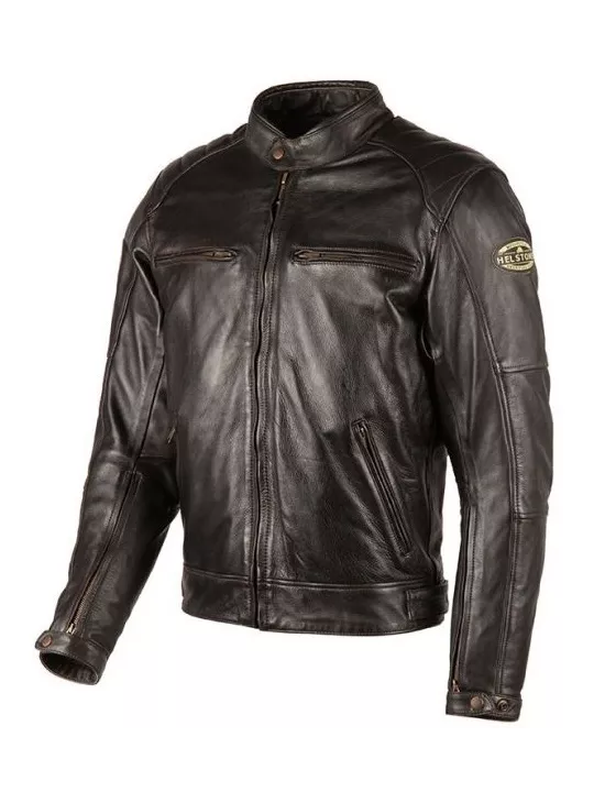 Chaqueta Helstons PISTA Oldies Brown