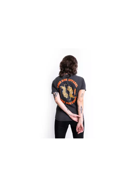 T-Shirt Moto Femme Tiger Ii Fade Out - John Doe