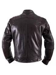 Chaqueta de cuero liso Helstons TRUST Negro