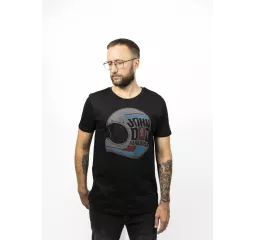 Camiseta Casco Moto - John Doe