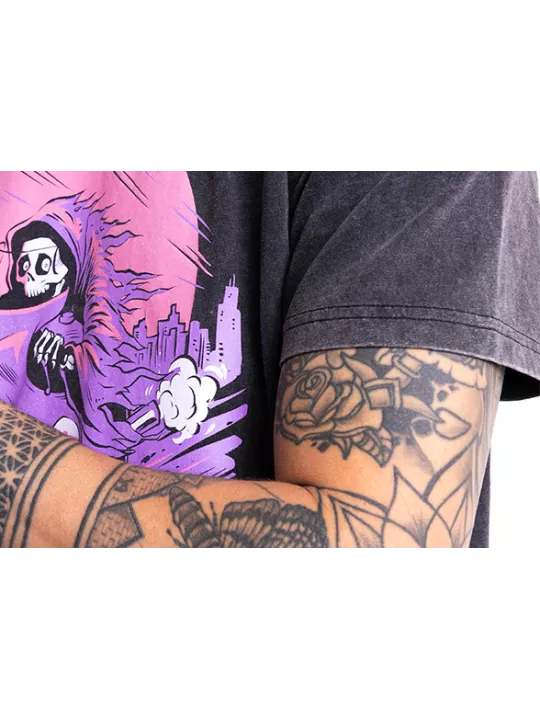 T-Shirt Moto Palm Fade Out - John Doe
