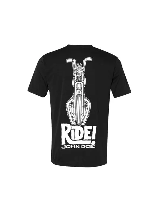T-Shirt Moto Ride - John Doe