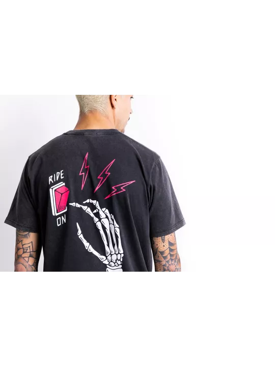 T-Shirt Moto Ride On Fade Out - John Doe