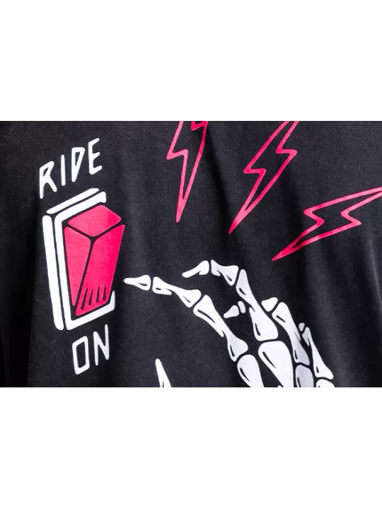 T-Shirt Moto Ride On Fade Out - John Doe
