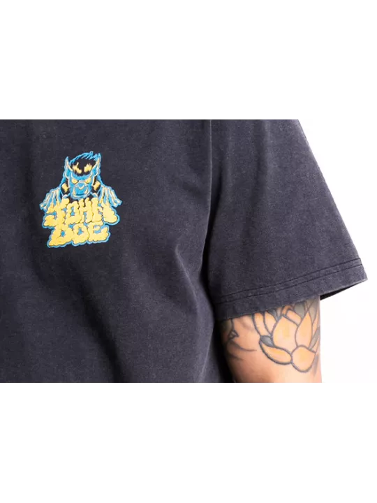 T-Shirt Moto Wolf Fade Out - John Doe