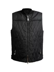 Veste Moto Ciré Sans Manche Lowride - John Doe