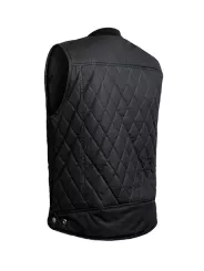 Veste Moto Ciré Sans Manche Lowride - John Doe