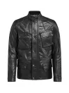 Cazadora Turner Jkt Cuir Negro Antiguo - Belstaff