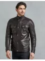Cazadora Turner Jkt Cuir Negro Antiguo - Belstaff