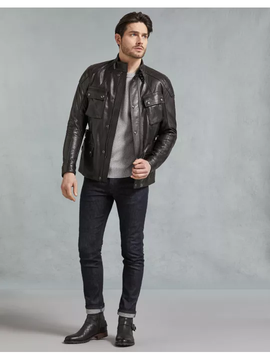 Blouson Moto Cuir Turner Jacket - Belstaff