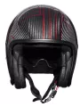 Casque Vintage Platinum Carbon Ex Red Chromed Bm - Premier
