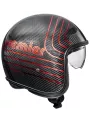 Casque Vintage Platinum Carbon Ex Red Chromed Bm - Premier