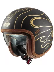 Casque Vintage Platinum Carbon Fr Gold Chromed Bm - Premier