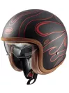 Casque Vintage Platinum Carbon Fr Red Chromed Bm - Premier