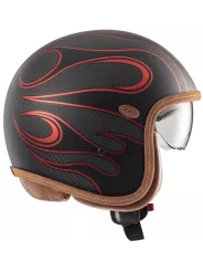 Helm Vintage Platinum Carbon Fr Red Chromed Bm - Premier
