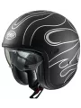 Vintage Platinum Carbon Fr Silver Chromed Bm Open Face Helmet - Premier