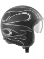Casque Vintage Platinum Carbon Fr Silver Chromed Bm - Premier