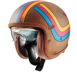 Vintage Platinum Bos Ex Bm Open Face Helmet - Premier