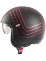 Casque Vintage Ex Red Chromed Bm - Premier