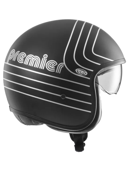 Capacete Vintage Ex Silver Chromed Bm - Premier