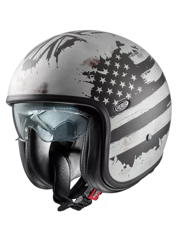 Casco d'epoca Nt Old Style Argento Bm - Premier