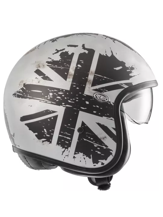 Casco d'epoca Nt Old Style Argento Bm - Premier