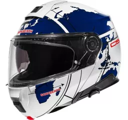 C5 Ece Globe Blue Helmet - Schuberth