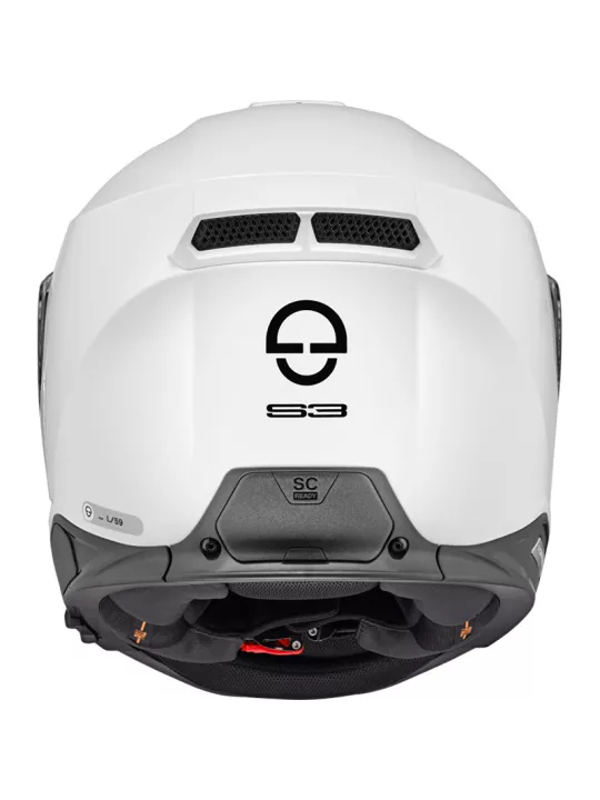 S3 Ece Glossy White Helmet - Schuberth