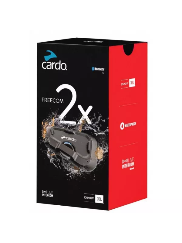 Intercom Bluetooth Cardo Freecom 2X Solo - Cardo