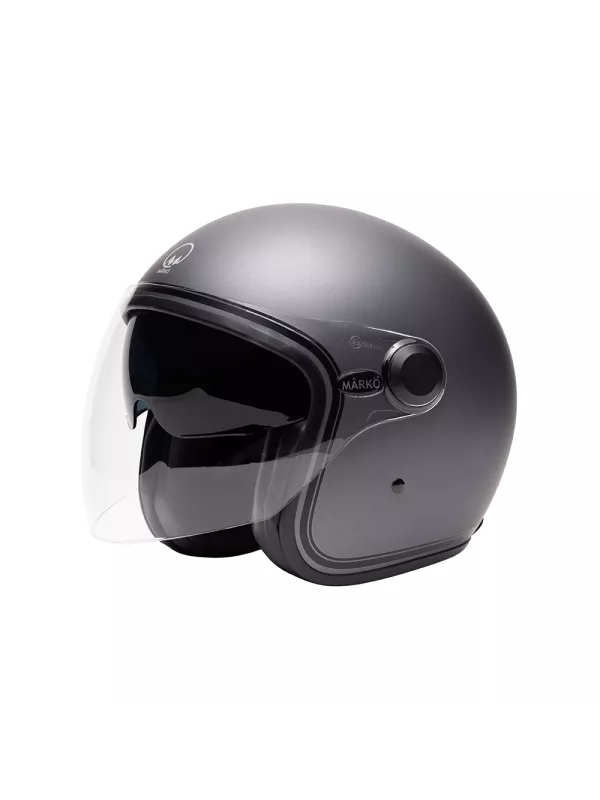 Casque Marko Boreal Gris Mat À  Bandes