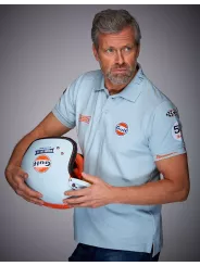 Helm Jet Oil Racing Gulf - Fh