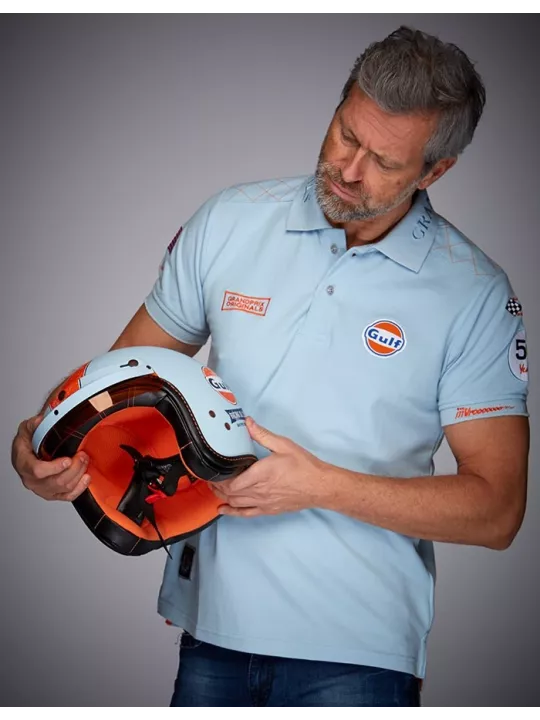Helm Jet Oil Racing Gulf - Fh