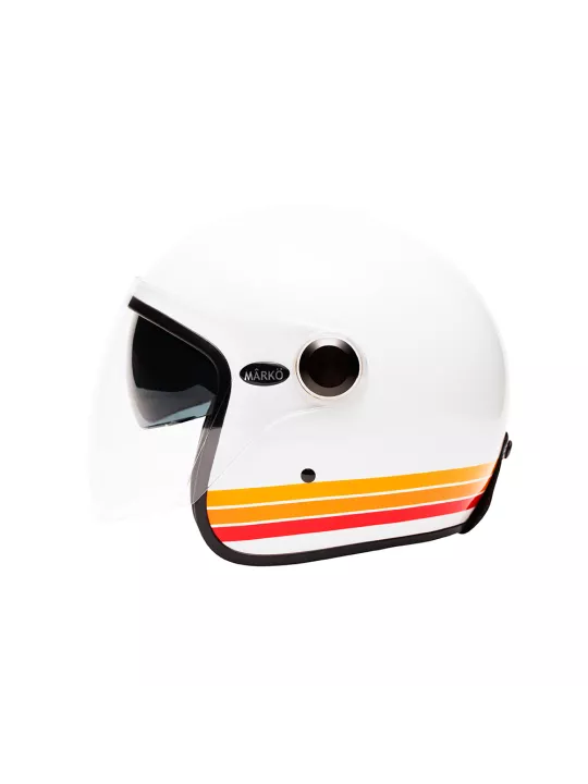 Marko bandas BOREAL casco blanco naranja "