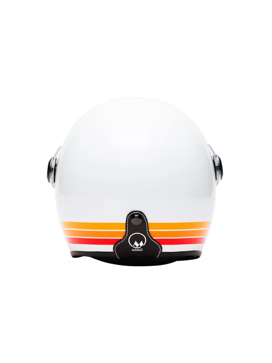 Marko bandas BOREAL casco blanco naranja "