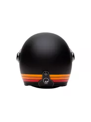 Casque Marko Boreal - Noir Mat À  Bandes Orange