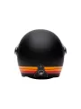 Helm Marko Boreal - Mattschwarz Mit Orangefarbenen Streifen