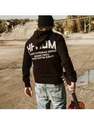 Fullzip - Black Sweatshirt - Holy Freedom