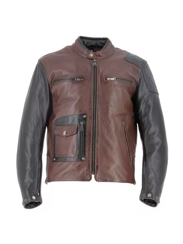 Blouson Johnson Cuir Rag - Helstons